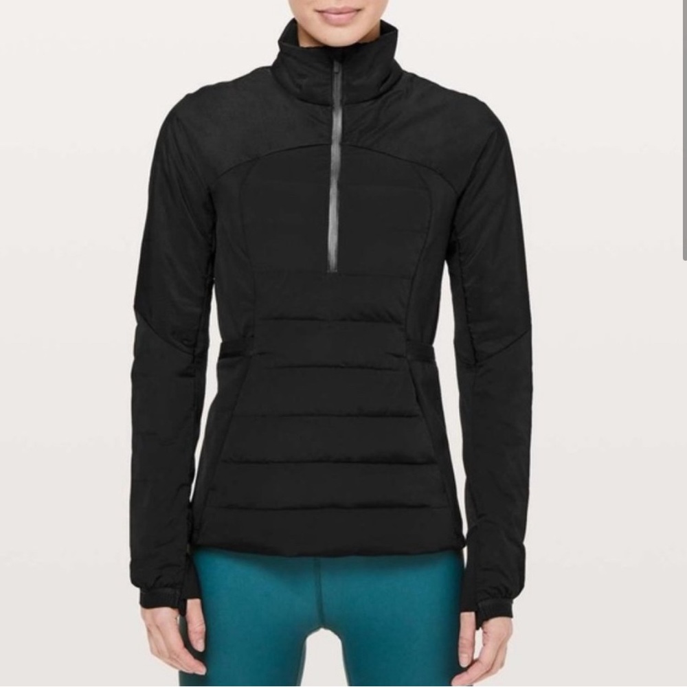 Lululemon down for it all half zip size 6